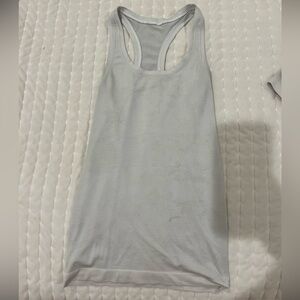 LuluLemon White Swiftly Tech tank top